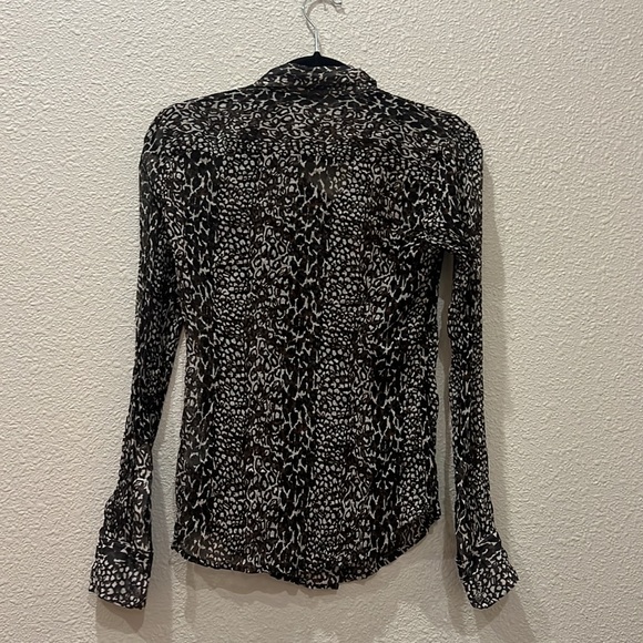 Lucky Brand Animal Print Blouse - Picture 2 of 3